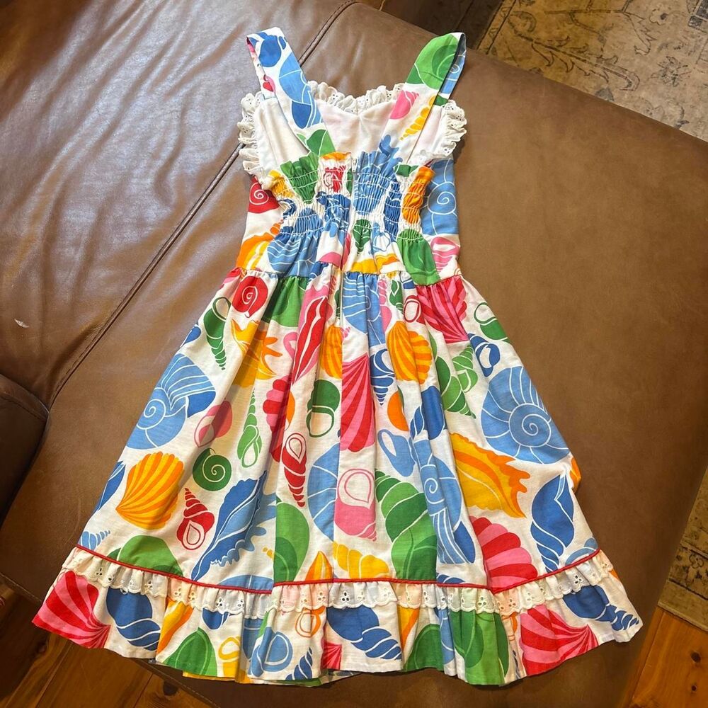 Vintage Girls Seashell Dress - Picture 2 of 4
